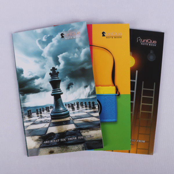 UNIQUE Long size notebook ( Unruled 128 Pages)