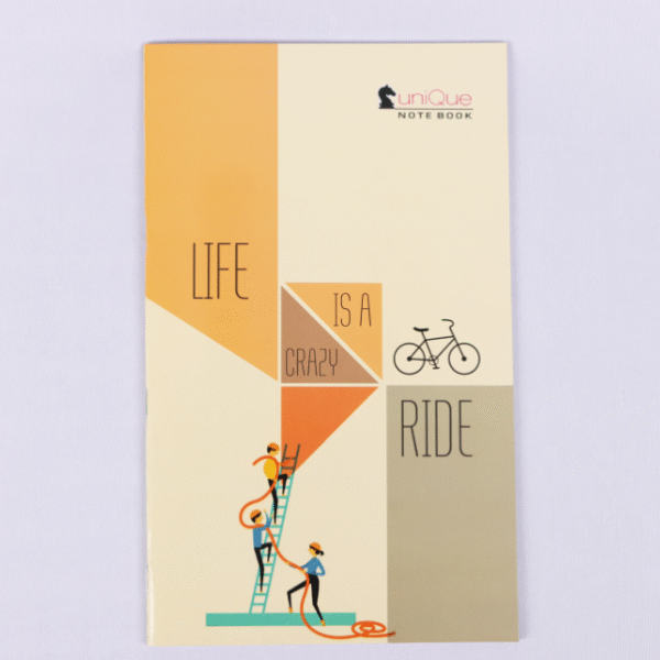 VINTAGE Long size Binding notebook ( Unruled 160 Pages)