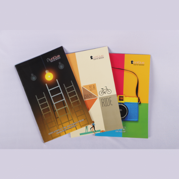 UNIQUE Long size notebook (Ruled 128 Pages)