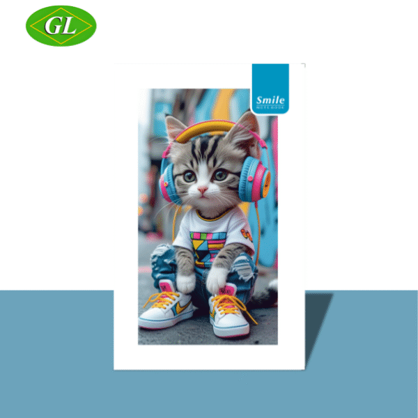 Smile 54 GSM Long Size Notebook (Pin Type) – Ruled / Unruled Notebook