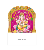 23"x36" Die Cutting UV & Glittering Calendar