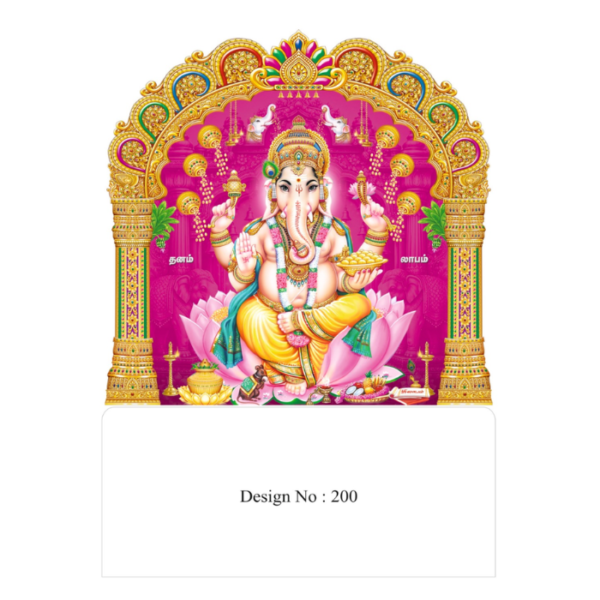 23"x36" Die Cutting UV & Glittering Calendar